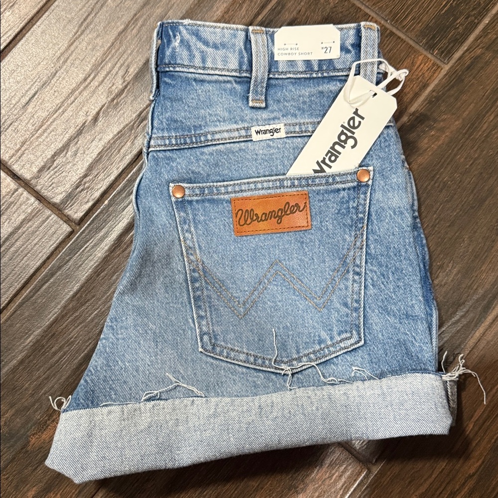Wrangler high rise cowboy short
